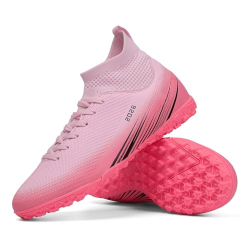 Biayvisas Soccer Cleats for Mens Womens Turf Soccer Shoes