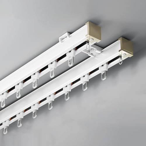 Rails de rideaux robustes pour séparer une pièce avec double voilage occultant