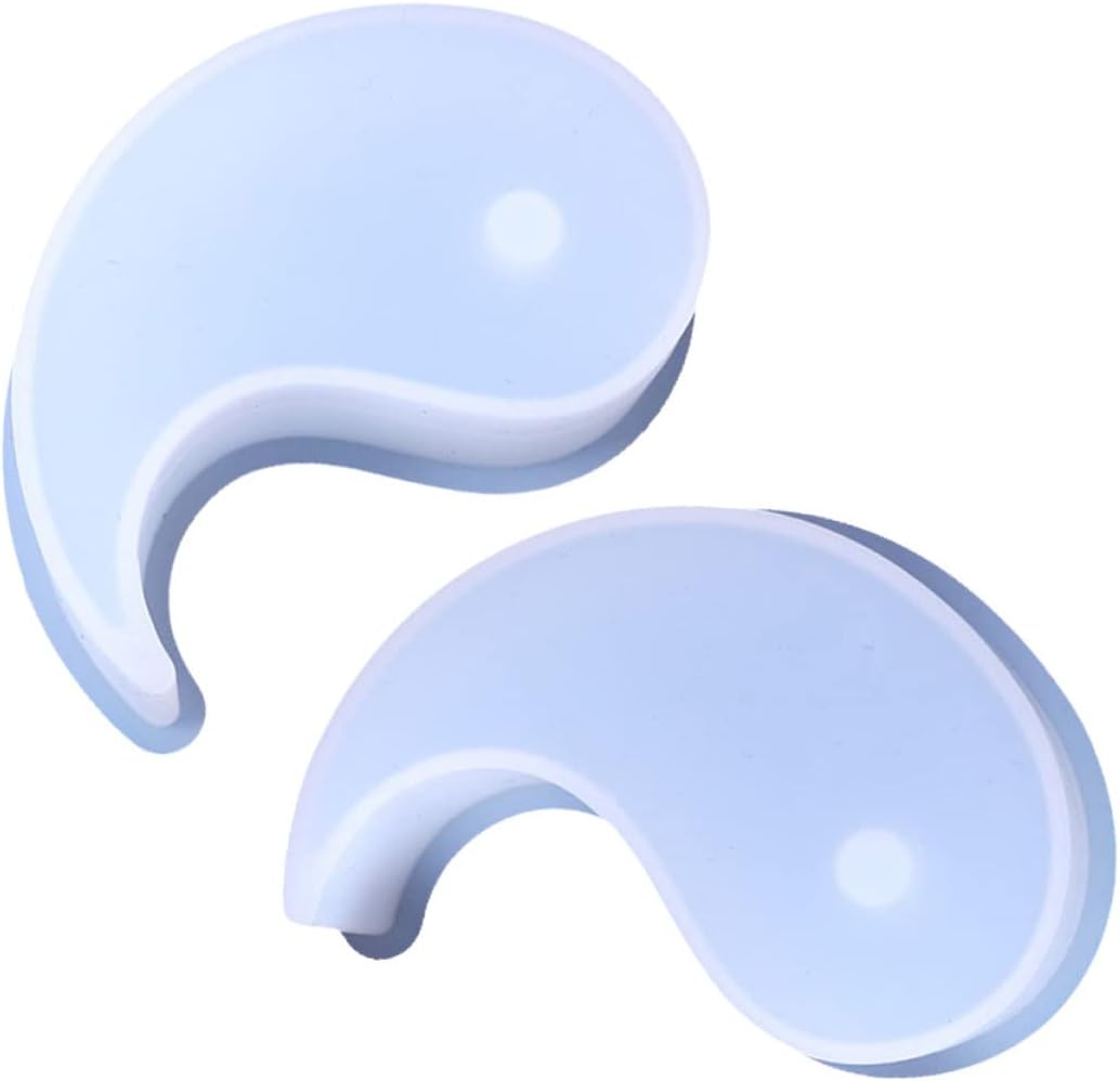 Garneck 8pcs Silicone Candle Molds for DIY Candle Making Flexible Tai Chi Design for Unique Scented Decorations Easy to Use and Demould for Home Crafts