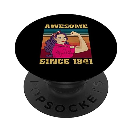 Regalos de cumpleaños para mujeres de 82 años, vintage, impresionante desde 1941 PopSockets PopGrip Intercambiable