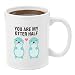 Otter Half Coffee Mug 12 oz - Anniversary gifts for Her, Wedding Anniversary Gifts for Her, Birthday Gifts for her, Perfect gift for Her, Romantic Gifts for her, Engagement Gifts for Her