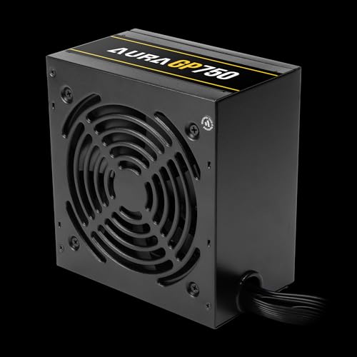Image of GAMDAIS Aura GP750-750W EFFICIENT Power Supply | ATX12V v2.4,Non-Modular Power Supply | 120mm Hydraulic Bearing Fan | OVP /UVP /OPP /OCP /SCP Protection | Black Flat Cable.