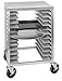 Channel Manufacturing PR-12 12 Slot Mobile Pizza Pan Rack with Aluminum Top