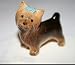 YORKSHIRE TERRIER Dog YORKIE w/Blue Bow Stands MINIATURE Figurine Ceramic HAGEN-RENAKER 3177