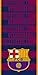 Produktbild FC Barcelona FCB135 Mikrofaser-Handtuch, 70 x 140 cm, Blau