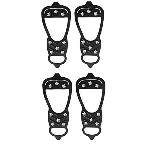 Weetack Lot de 2 paires de crampons universels à 8 dents - Taille M