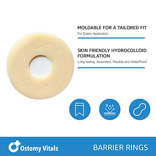Ostomyvitals | Ostomy Barrier Rings | Stoma Rings | Pack Of 10 #TOP1