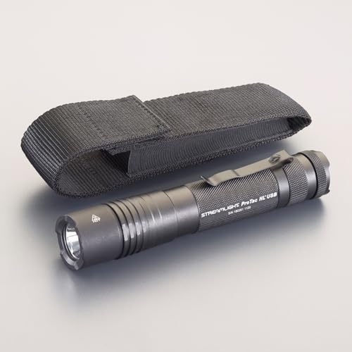 エスコ(Esco) 充電式 フラッシュライト/LED 黒 EA758SG-75