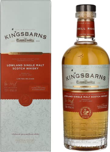 Kingsbarns BELL ROCK Lowland Single Malt Scotch Whisky 46% Vol. 0,7l in Geschenkbox