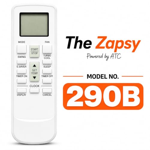 Image of AC Remote Control Compatible with AKABISHI Split /Window Air Conditioner | Replacement AC Remote | No Programming Required | Please Match Button Layout Before Ordering | AC-290B | White