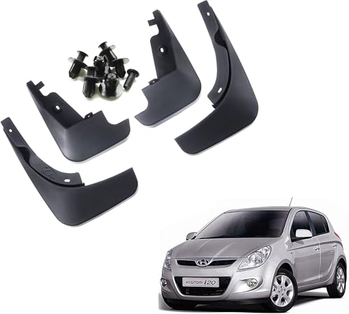 Image of WolkomHome Mud Flap Compatible with I20 Type-1 - Durable Splash Guards for Car Exterior Protection