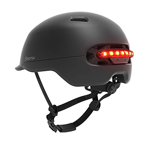 Smart 4u SMART4U M, Casco per Scooter da Ragazzi, Unisex, Nero
