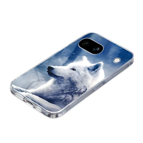 Cxzaqwer Schutzhülle für Google Pixel 8 Pro, für Mädchen und Frauen, schlank, stoßfest, klar, Blumenmuster, weich, flexibel, TPU, Schutzhülle für Google Pixel 8 Pro, Canis Lupus Arctos