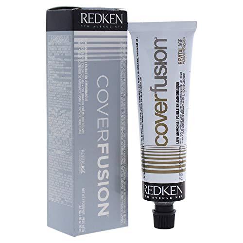 REDKEN Cover Fusion Low Ammonia Hair Color for Unisex, # 6NA Natural Ash, 2.1 oz