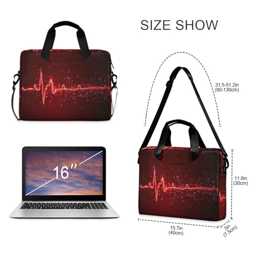 Funda para laptop 15.6 pulgadas con asa y correa miniatura 5