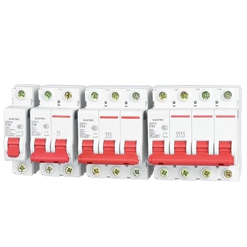 Disjoncteur DZ47S 4P Type C 6KA pour protection de tableau électrique - 2