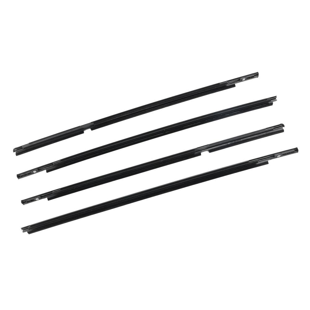 Bgdolpbu One Color Spare Parts 4Pcs Outer Door Glass Weatherstrip Moulding For Toyota Yaris Vitz 2005-2010