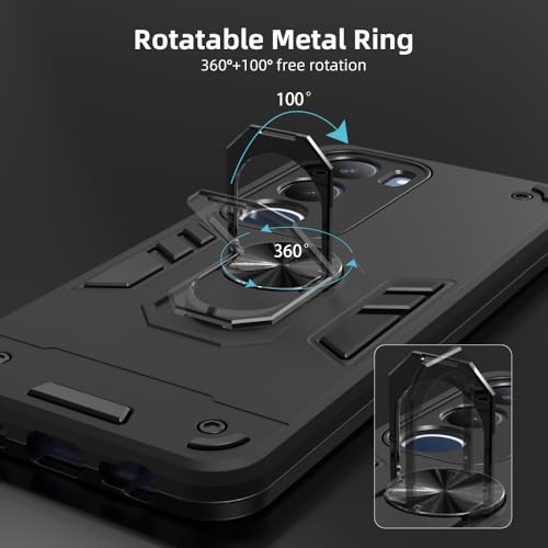 Image of NDCOM for Vivo Y29 Back Cover | Vivo Y29 5G Mobile Phone Cover | Protective Vivo Y29 5G Back Cover | Ring Holder Case