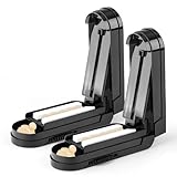 Arvoni 2 Stück Tablettenteiler für Alle Tabletten, Tablettenteiler für Kleine und Große Tabletten Exakt, Tablettenschneider mit Aufbewahrungsfach, Pill Cutter für Täglichen, Reise(Schwarz)