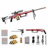 M200 Rifle Francotirador Pistola de Juguete Espuma EVA Manual de expulsión Cartuchos vacíos 65 pies Larga Distancia telescopio Ajustable 9años+Regalo para Niños umpleaños Navidad