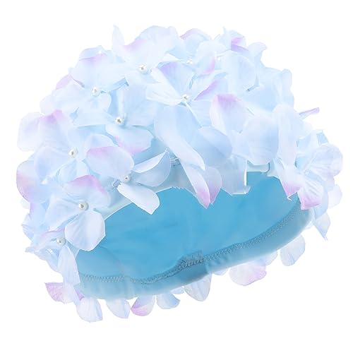 BESPORTBLE Swim Cap Swim Cap Hats hat for Swimming Stretchy Swimming caps Swim Hats Professional Swimming Hats wear-Resistant Swimming Hats Flowers Nylon Hair Care Miss