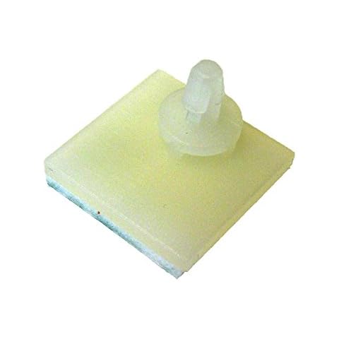 BusBoard Prototype Systems SA180 Adhesive Standoffs, 24 Pack, 0.180" Height, Offset 0.6x0.6 Base, Fits 0.125" PCB Hole Cover