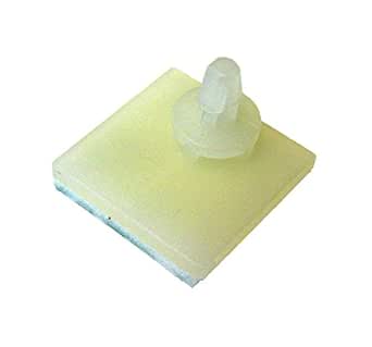 BusBoard Prototype Systems SA180 Adhesive Standoffs, 24 Pack, 0.180" Height, Offset 0.6x0.6 Base, Fits 0.125" PCB Hole