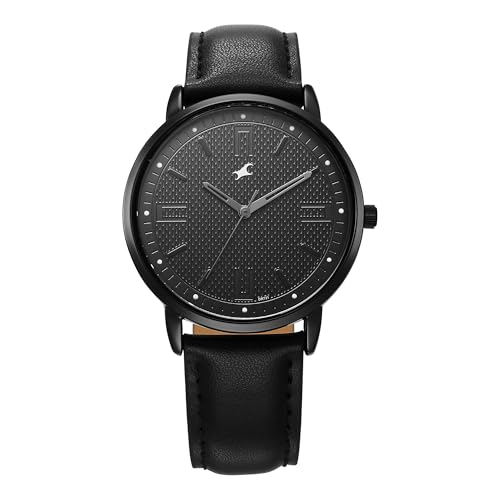 Fastrack Stunners X Special Edition Black Dial Leather Watch - Image 2