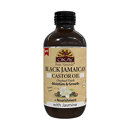 OKAY Black Jamaican Castor Oil Dark Jasmine 4 Oz