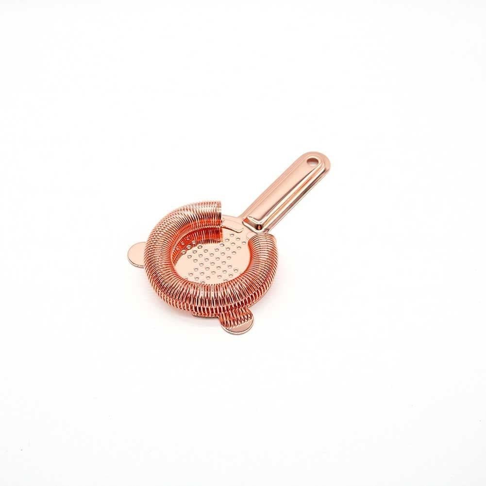 SePkus Juego de coctelera de 7 Piezas con cucharas de Bar, caños, Tazas medidoras de Volumen de Dos Cabezales, Etc., Herramientas de Barra de Acero Inoxidable