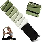 Ankle Weights for Women Wrist Weights Set of 2 (1 lb/2 lbs Each) Adjustable Arm Leg Weight for Womens Men Suitable for Walking Swimming Running Pilates Yoga Gym