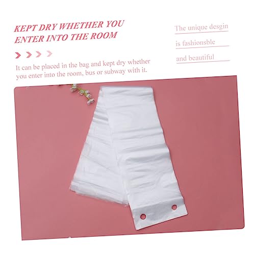 GAFOKI 50 Pçs Capa De Guarda-Chuva Saco De Armazenamento De Guarda-Chuva Guarda-Chuva Capa De Plásti