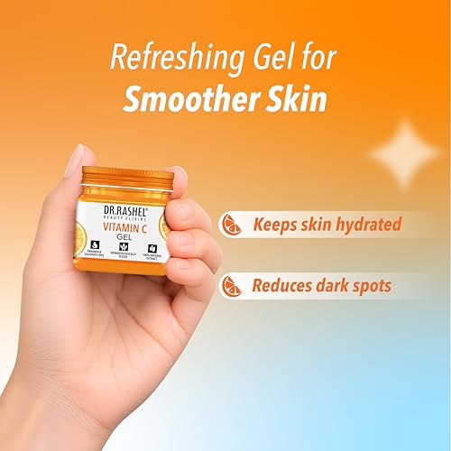 Image of Dr. Rashel Vitamin C Facial Kit, 4-Piece Set with Scrub, Gel, Cream and Face Pack (45ml Each)