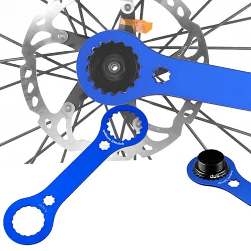 Herramienta Pedalier BB Llave,Llave de Rodamiento Interior para Bicicleta,Herramienta Bloqueo Central para Bicicleta,Tenedor Llave Inglesa Removedor Herramientas,Reparación de Bicicletas Montaña