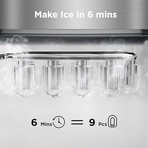 Máquina Fabricadora de Hielo de Mesa Totnz 26lbs en 24h miniatura 4