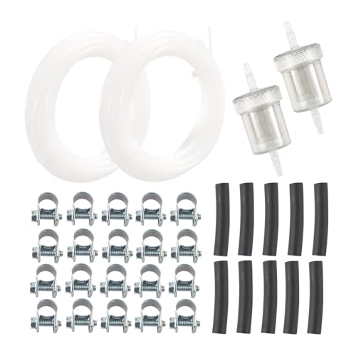 Lot de 2 kits de ligne de carburant pour chauffages à combustible de 4 m avec clips et solution de chauffage pour véhicule pour un confort hivernal stable