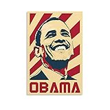 QWSDF Barack Obama Art Leinwand-Kunst-Poster und 