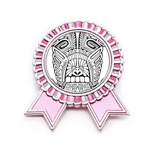 Broche totem indienne rose pour sublimer vos tenues d'artistes au quotidien