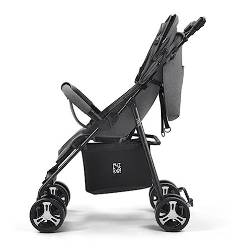 Multikids Baby Carrinho Passeio Flick 0-15Kgs Preto Com Cinza Bb445