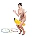 Inflatable Banana Ring Toss Game for Bachelorette Party, Bachelorette Party Supplies & Decorations, (1set)