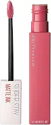 Maybelline SuperStay Matte Ink Batom Líquido Matte Longa Duração 16H com Aplicador Preciso, Não Transfere e Cor Intensa, Acabamento Matte Confortável, Cor 15 Lover Rosa Malva, 5ml