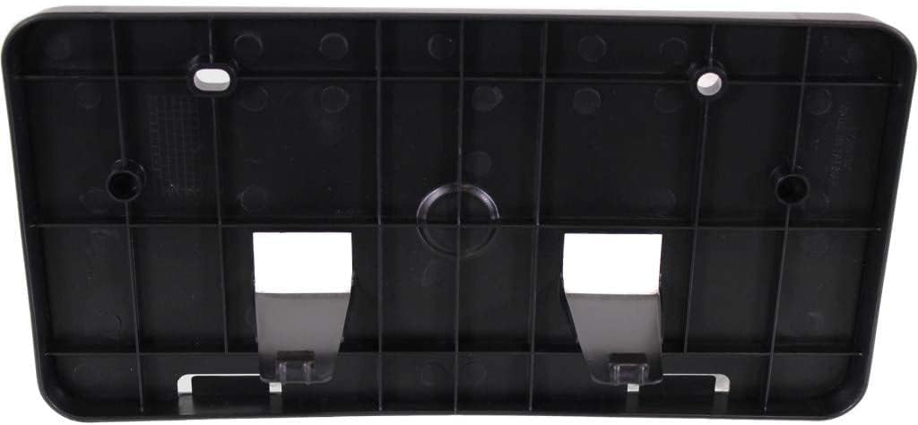 DAT AUTO PARTS Front Bumper License Plate Frame Tag Mounting Bracket Holder Replacement For 2009-2013 Toyota Corolla 4DR Sedan Except 09-10 USA Built Models Black Textured Plastic TO1068118 5211402060