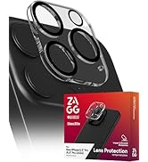 ZAGG Glass Elite Anti-Glare Camera Lens Protector for iPhone 16 Pro Max / 16 Pro - Anti-Reflectiv...