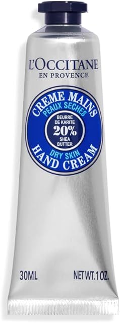 L'OCCITANE Shea Butter Hand Cream - Moisturising & Intensive Nourishing - Rich in Organic Shea Butter (20%) - For Dry to Very Dry Skin - 30 ml