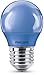 Produktbild Philips LED Lampe, E27, Partylicht, blau, ideal zur Partybeleuchtung, Tropfen