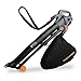 MasterWorx 3000W Leaf Blower Vacuum & Mulcher, 3-in-1 Corded Electric Garden Leaf Blower & Vacuum, 10:1 Mulching Ratio, 35L Collection Bag, 10m Cable & Shoulder Strap for Lawn, Patio & Driveway