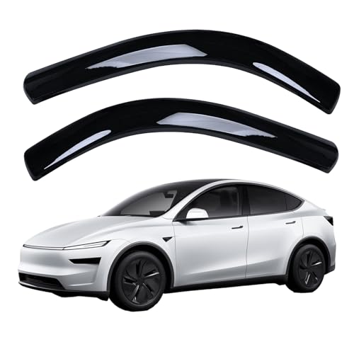 2025 2026 Tesla Model Y Side Mirror Cover Trim Strip 2-Pack Abs Protective Guard Exterior Mirror Protection & Decoration Accessories