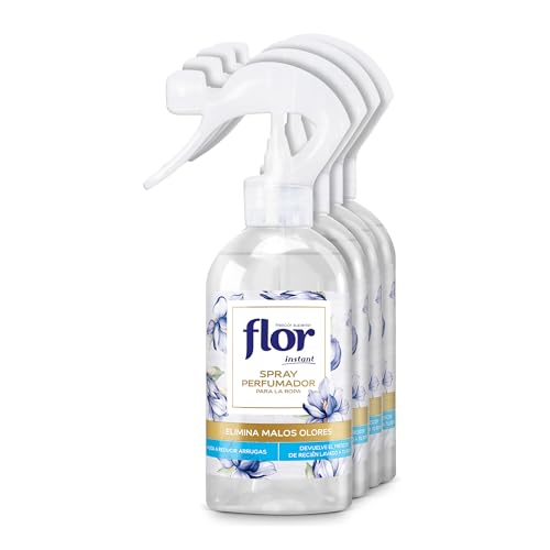Flor Instant Perfume para la ropa, fragancia azul - pack de 4