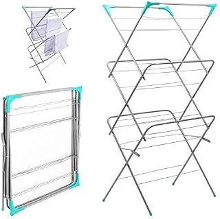 Textile Arena 3 Tier Indoor / Outdoor Airer 15m Dryer Drying space Clothes Horse Folding Concertina Laundry Washing Clothes Airer Drying Racks