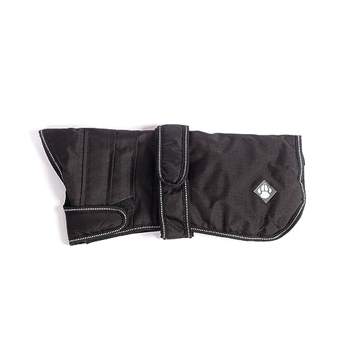 Danish Designs Black Harness Dog Coat 25cm (10"), 25 cm